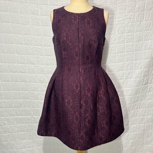 Calvin Klein Burgundy Lace Mini Dress